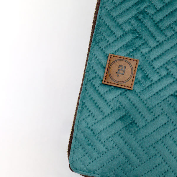 Trendy Treasure Quilted Marine Teal Wallet