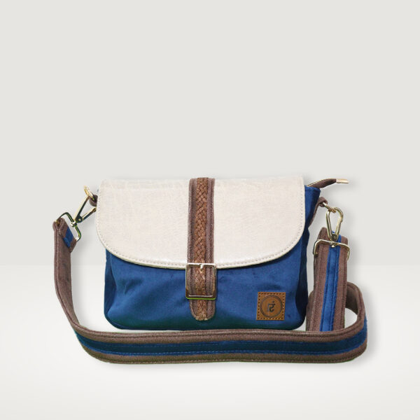 Wales Night  Blue Saddle Sling Bag