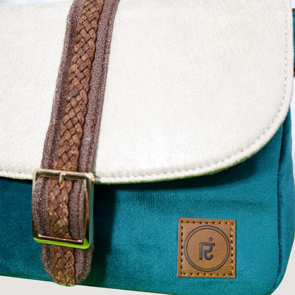 Wales Marine Teal Saddle Sling Bag - Image 2