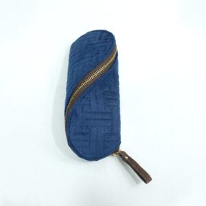 Cabana Quilted Night Blue Pouch