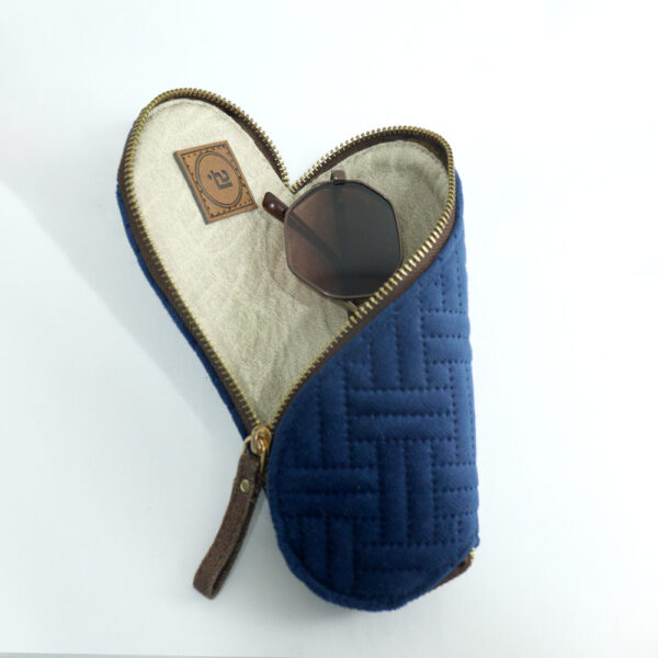 Cabana Quilted Night Blue Pouch