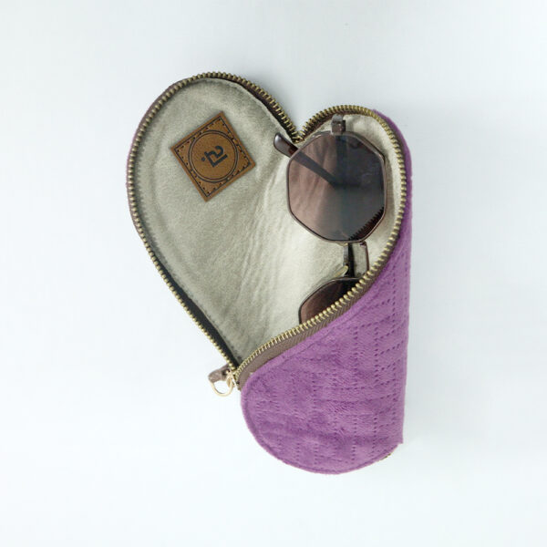 Cabana Quilted Raspberry Purple Pouch