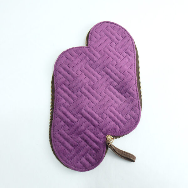 Cabana Quilted Raspberry Purple Pouch